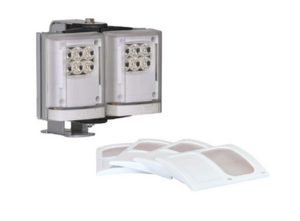 VARIO2 w2-2 Hvitt LED-lys dobbel panel 10, 35 og 60 grader 12-24V AC/DC