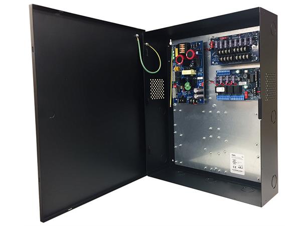 Vegg PSU-chassis for adgangskontroll Inntil 2xLP1502, utg. med PTC-sikring