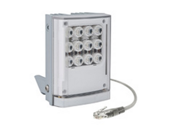 VAR2-IPOE-i4-1  IP-basert IR LED-lys 24V AC/DC/PoE+, fotocelle, sølvfarge