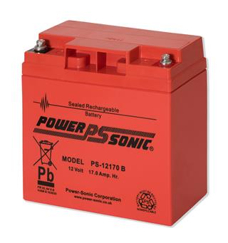 Vanderbilt blybatteri 12V/17Ah Flammehemmende