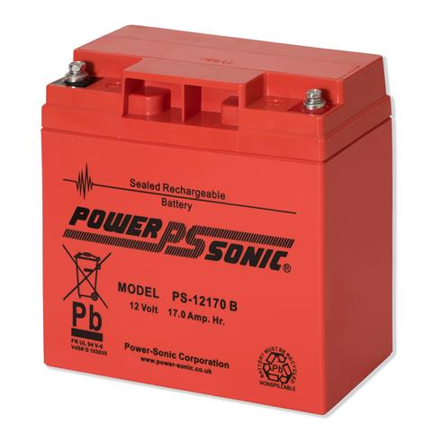 Vanderbilt blybatteri 12V/17Ah Flammehemmende