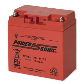 Vanderbilt blybatteri 12V/17Ah Flammehemmende