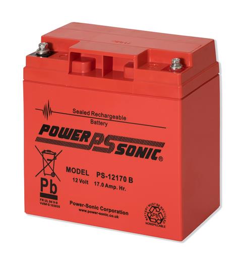 Vanderbilt blybatteri 12V/17Ah Flammehemmende