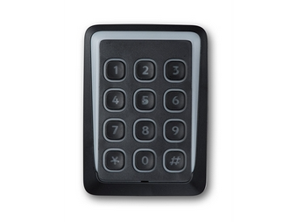 Card reader Cidron Standard with keypad Mifare/DESFire EV1, black mirrored