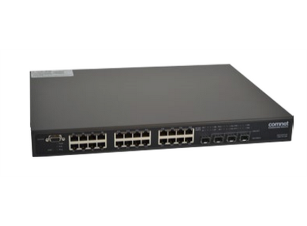 Industri switch24 xPOE+ ,+ 2x SFP Managed, 10/100/1000  PSU not supplied