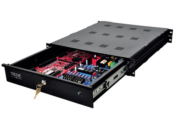 19" rack PSU-chassis for adgangskontroll Inntil 2xLP1502, utg. med PTC-sikring