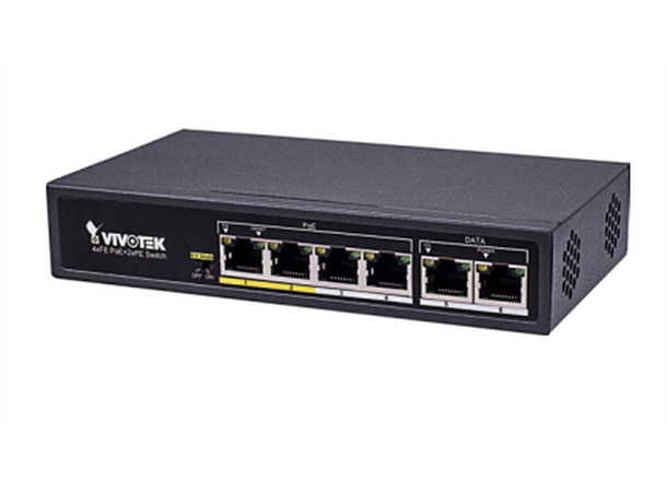 Vivotek  nettverk switch 4xFE POE +2FE UTP Switch,