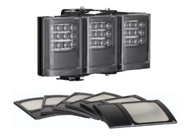 VARIO2 i6-3 IR LED-lys tripple panel 10, 35 og 60 grader 12-24V AC/DC