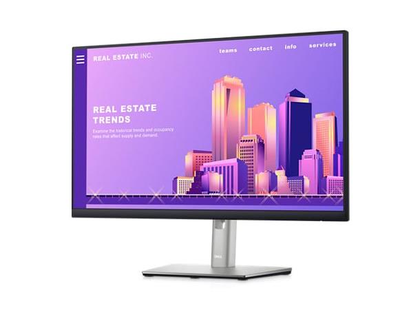 DELL Professional 24" LED IPS monitor 1920x1080, DP/HDMI/VGA, justerbar høyde