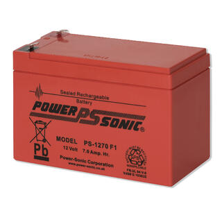 Vanderbilt blybatteri 12V/7Ah Flammehemmende