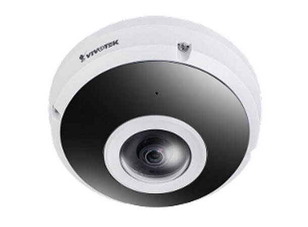 Vivotek 12.0MP minidome, IP66 20m IR, 1.18mm panorama, AI, PoE