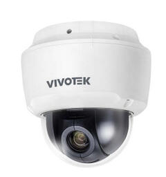Vivotek 2.0MP PTZ indoor dome H.265/H264 AI, D/N, WDR, 10x zoom, PoE/24VAC/DC