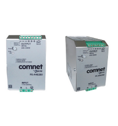 48VDC 280Watt (6A) DIN Rail High Temp PoE Applications. Screw Terminals.