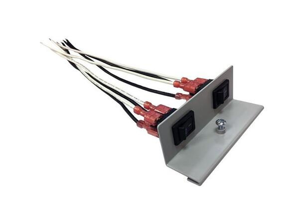 Dual Power ON/OFF Rocker Switches with Mounting Bracket