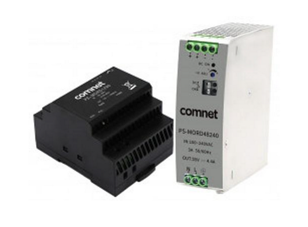 48VDC 60Watt (1,25A) DIN Rail High Temp PoE Applications. Screw Terminals.