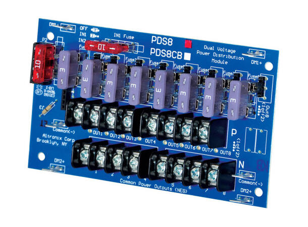 8 FUSED/2-INPUT PWR DIST MOD