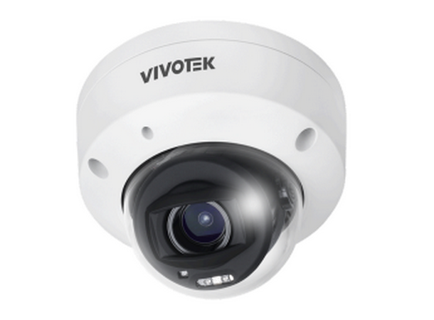 Vivotek 5.0MP minidome, WDR, IP66 D/N, 30m IR-lys 2.8 mm, POE