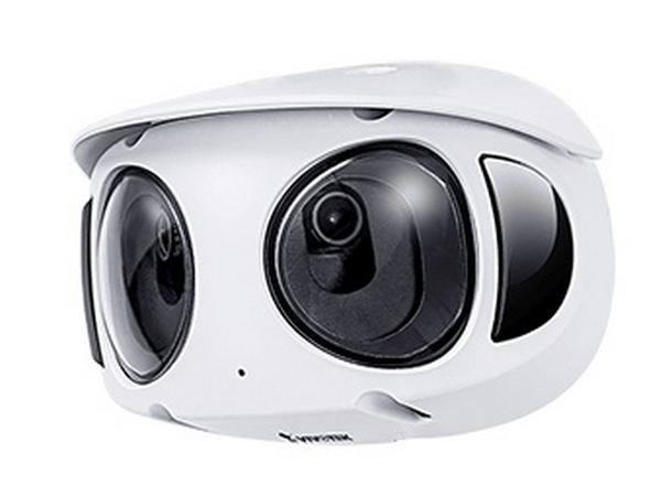 Vivotek 2 x4 MP, 180 grader panorama D/N, WDR, 20m IR, IP66  PoE
