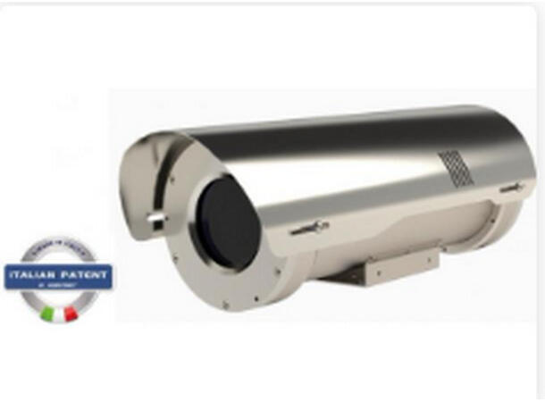 ATEX Kamerahus for industri AISI316 PoE-heater, solskygge IP66/67/68